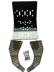 Surron LBX/79 Bike Skid Plate (Silver/Black)